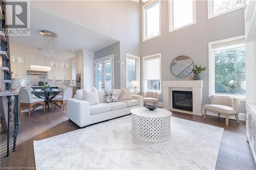 430 Stanfield Drive, Oakville, ON - Indoor Photo Showing Living Room With Fireplace