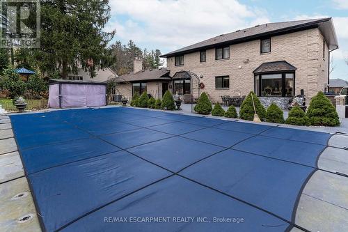 28 Stonegate Drive, Hamilton, ON - Outdoor With In Ground Pool