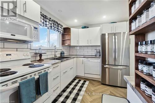 883 Ridge Rd N Road, Fort Erie (335 - Ridgeway), ON - Indoor Photo Showing Kitchen With Double Sink