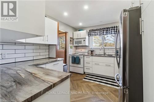 883 Ridge Rd N Road, Fort Erie (335 - Ridgeway), ON - Indoor Photo Showing Kitchen With Double Sink