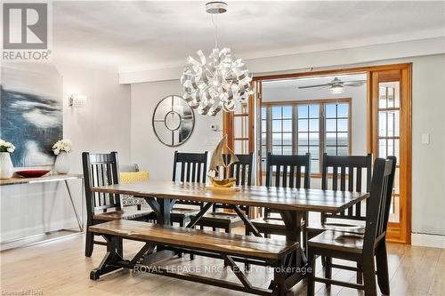 537 Sandy Bay Road Road S, Haldimand County, ON - Indoor Photo Showing Dining Room