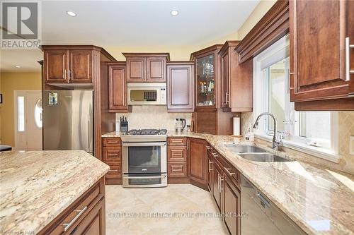 655 Albert Street, Fort Erie (333 - Lakeshore), ON - Indoor Photo Showing Kitchen With Double Sink