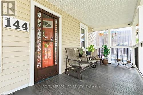 144 Burgar Street, Welland (768 - Welland Downtown), ON - Outdoor With Deck Patio Veranda With Exterior