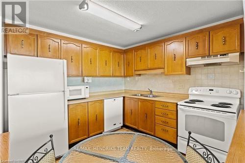 407 - 7 Gale Crescent, St. Catharines (450 - E. Chester), ON - Indoor Photo Showing Kitchen With Double Sink