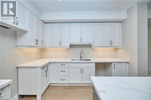 102 Elvira Way, Thorold (560 - Rolling Meadows), ON - Indoor Photo Showing Kitchen With Double Sink