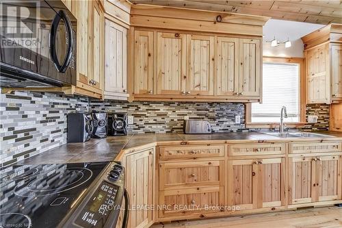 10849 Lakeshore Road W, Wainfleet (880 - Lakeshore), ON - Indoor Photo Showing Kitchen With Double Sink