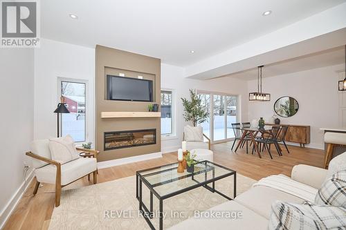 3459 East Main Street, Fort Erie (328 - Stevensville), ON - Indoor Photo Showing Living Room With Fireplace