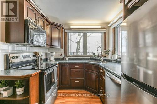 201 Elliott Street, London, ON - Indoor Photo Showing Kitchen With Stainless Steel Kitchen With Double Sink