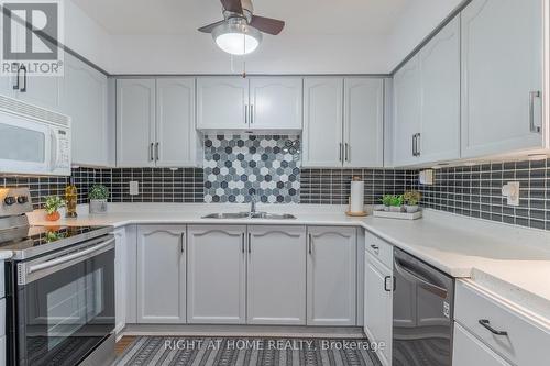 110 - 454 Centre Street S, Oshawa (Central), ON - Indoor Photo Showing Kitchen With Double Sink