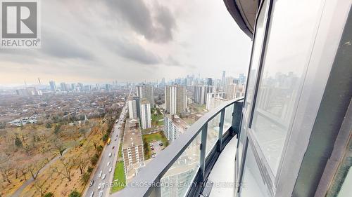 3418 - 585 Bloor Street E, Toronto, ON - Outdoor With Balcony With View