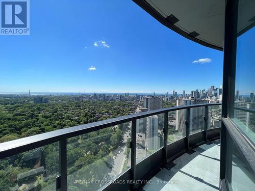 3418 - 585 Bloor Street E, Toronto, ON - Outdoor With Balcony With View With Exterior