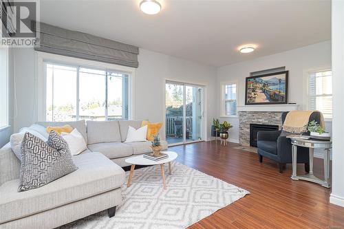 952 Walfred Rd, Langford, BC - Indoor Photo Showing Living Room With Fireplace