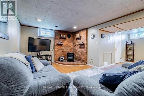 29 Bishops Road, St. Catharines (442 - Vine/Linwell), ON - Indoor Photo Showing Basement With Fireplace