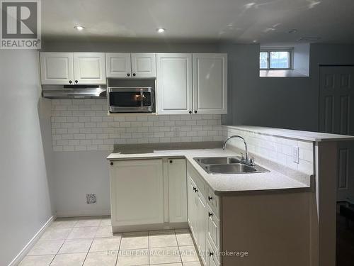 9 Castle Mountain Drive, Brampton, ON - Indoor Photo Showing Kitchen With Double Sink