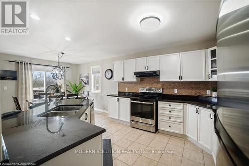 227 Mcnichol Drive, Cambridge, ON - Indoor Photo Showing Kitchen With Double Sink With Upgraded Kitchen