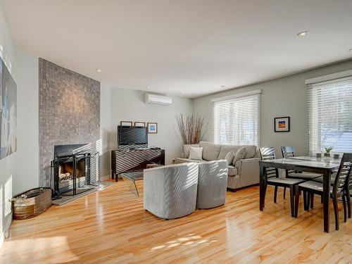 Overall view - 161C Rue Montcalm, Bromont, QC - Indoor Photo Showing Living Room With Fireplace