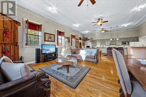 157 Norway Street, Cramahe, ON - Indoor Photo Showing Living Room With Fireplace