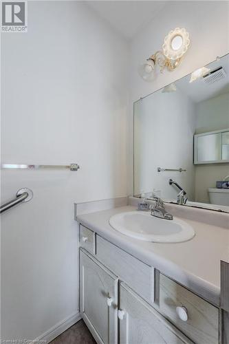 Bathroom with vanity and toilet - 10 Fenwick Court, Kitchener, ON 