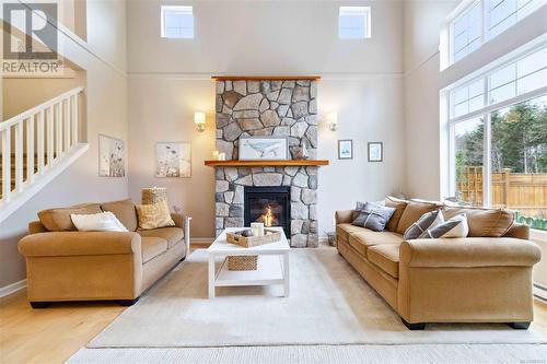 2478 Anthony Pl, Sooke, BC - Indoor Photo Showing Living Room With Fireplace