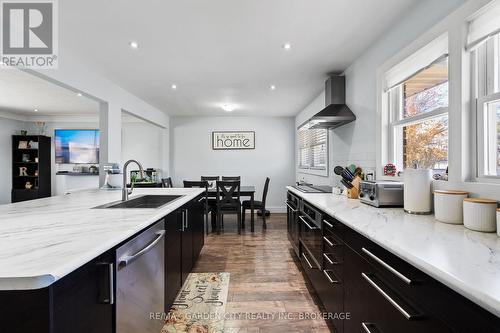 417 Clare Avenue, Welland (769 - Prince Charles), ON - Indoor Photo Showing Kitchen With Upgraded Kitchen