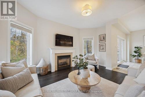 10 Duckfield Crescent, Ajax (South East), ON - Indoor Photo Showing Living Room With Fireplace