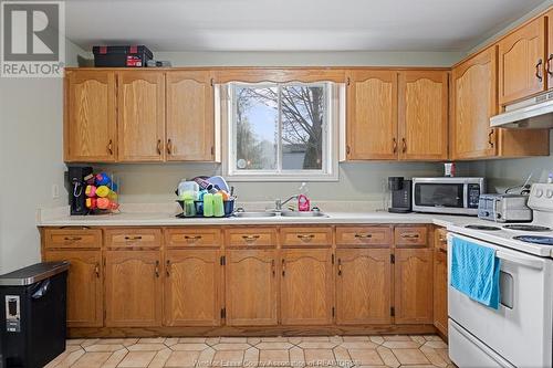 3296 Riberdy, Windsor, ON - Indoor Photo Showing Kitchen With Double Sink