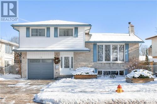 Tri-level home featuring a garage - 19 Halifax Drive, Kitchener, ON - Outdoor With Facade