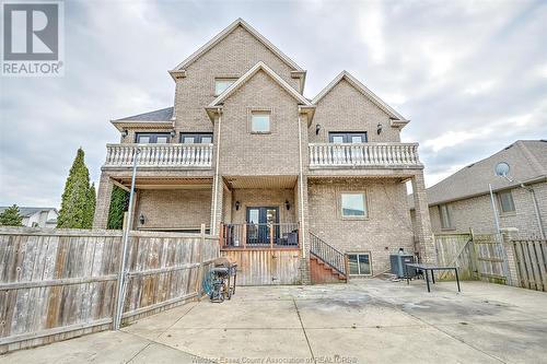 2600 Chick Court, Windsor, ON - Outdoor With Balcony With Deck Patio Veranda