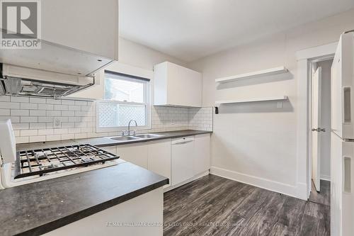 4910 Bridge Street, Niagara Falls, ON - Indoor Photo Showing Kitchen With Double Sink