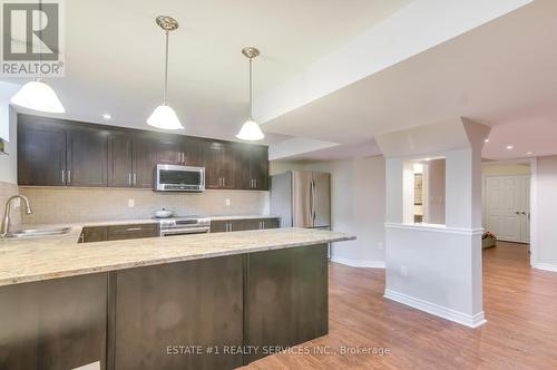 135 Elbern Markell Drive, Brampton, ON - Indoor Photo Showing Kitchen With Upgraded Kitchen