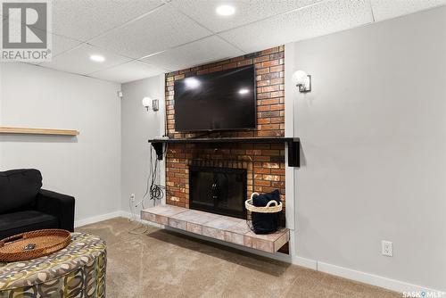 26 Pappas Crescent, Regina, SK - Indoor With Fireplace