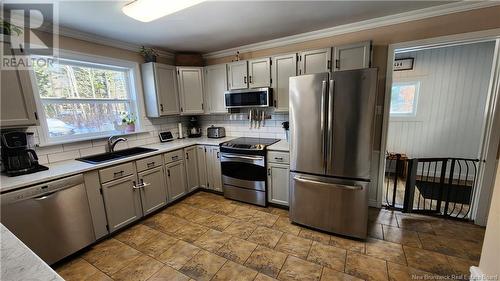 266 Days Corner Road, Lower Greenwich, NB - Indoor Photo Showing Kitchen With Stainless Steel Kitchen With Double Sink