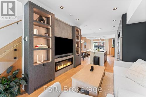 116 Walpole Avenue, Toronto, ON - Indoor With Fireplace