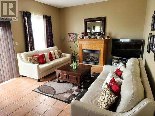 50 Fowlow Drive, Stephenville, NL - Indoor Photo Showing Living Room With Fireplace