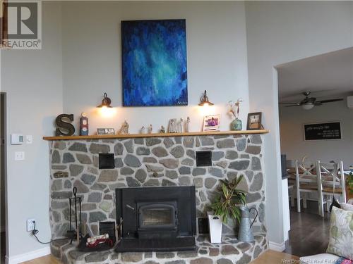 38 Lacroix Drive, Grand Bay-Westfield, NB - Indoor Photo Showing Living Room With Fireplace