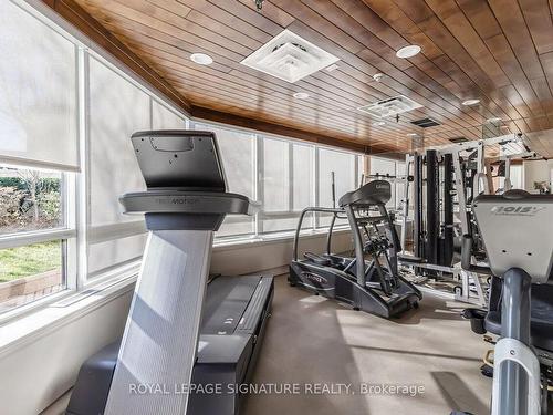 106-1001 Cedarglen Gate, Mississauga, ON - Indoor Photo Showing Gym Room