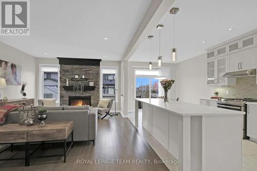 300 Rosina Way, Ottawa, ON - Indoor With Fireplace