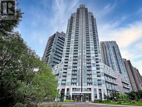 703 - 220 Burnhamthorpe Road W, Mississauga, ON - Outdoor With Balcony With Facade