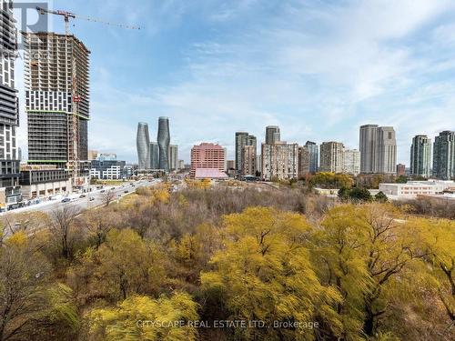 703 - 220 Burnhamthorpe Road W, Mississauga, ON - Outdoor With View