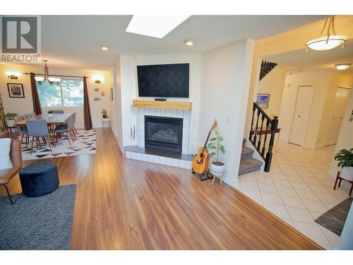 454 Corina Avenue, Princeton, BC - Indoor Photo Showing Living Room With Fireplace