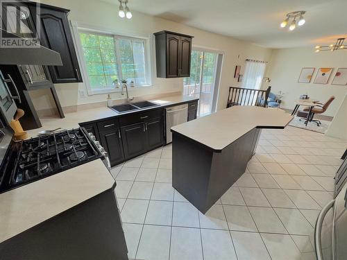 454 Corina Avenue, Princeton, BC - Indoor Photo Showing Kitchen With Double Sink