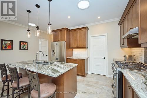 57 Campbell Street, Thorold (562 - Hurricane/Merrittville), ON - Indoor Photo Showing Kitchen With Double Sink With Upgraded Kitchen