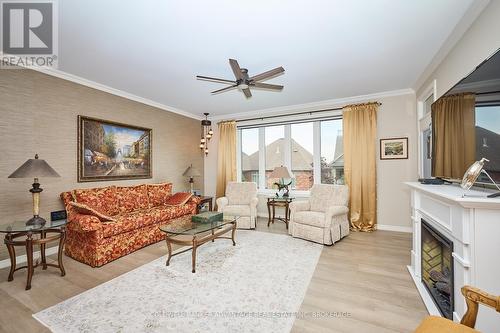 57 Campbell Street, Thorold (562 - Hurricane/Merrittville), ON - Indoor Photo Showing Living Room With Fireplace