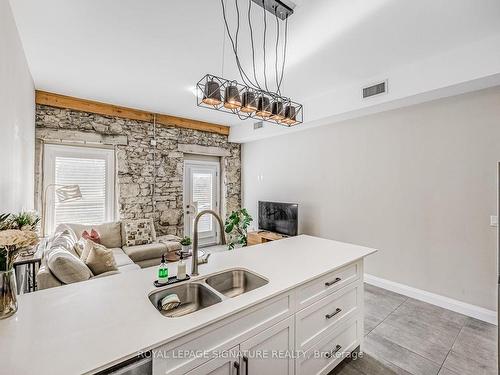 123-25 Concession St, Cambridge, ON - Indoor Photo Showing Kitchen With Double Sink