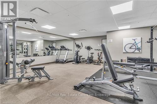 408 - 104 Summit Ridge Drive, Guelph (Grange Hill East), ON - Indoor Photo Showing Gym Room