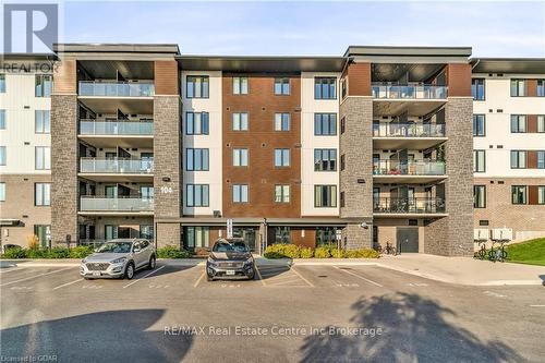 408 - 104 Summit Ridge Drive, Guelph (Grange Hill East), ON - Outdoor With Balcony With Facade