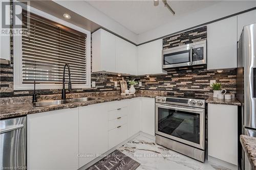 47 Bowen Drive, Guelph (Brant), ON - Indoor Photo Showing Kitchen With Double Sink