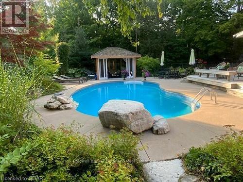 1825 Victoria Road S, Guelph (Guelph South), ON - Outdoor With In Ground Pool With Backyard