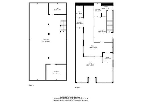 Plan (croquis) - 823 Rue Ontario E., Montréal (Ville-Marie), QC 