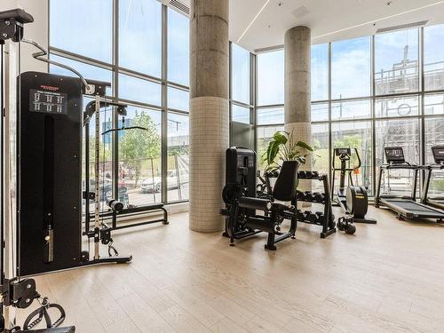 Exercise room - 405-100 Rue Murray, Montréal (Le Sud-Ouest), QC - Indoor Photo Showing Gym Room